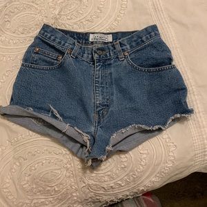 distressed shorts